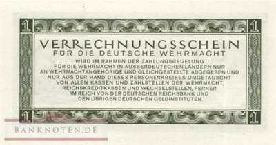 Germany - 1  Reichsmark (#DWM-08_UNC)