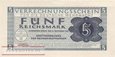 Deutschland - 5  Reichsmark (#DWM-09_UNC)