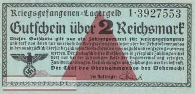Deutschland - 2  Reichsmark (#DWM-24_UNC)
