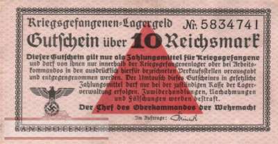 Germany - 10  Reichsmark (#DWM-27a_VF)