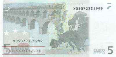 Deutschland - 5  Euro (#E001x-P003_UNC)