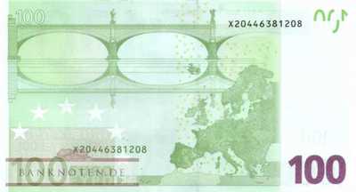 Germany - 100  Euro (#E018x-E004_UNC)