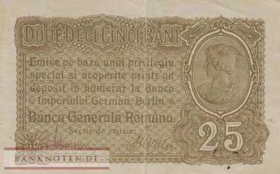 Germany - 25  Bani (#EWK-007b_VF)