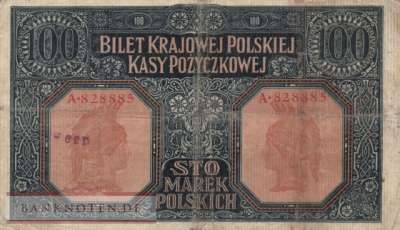 Germany - 100  Marek (#EWK-022a_F)