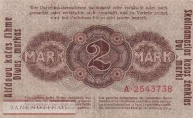 Deutschland - 2  Mark (#EWK-042_VF)