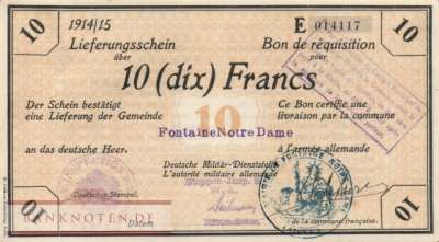 Germany /France - 10  Francs (#EWK-058a_XF)
