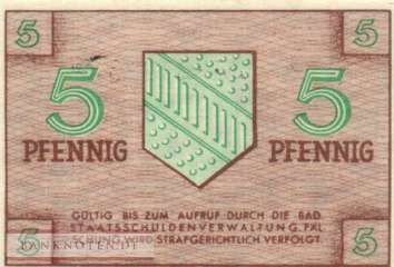 Deutschland - 5  Pfennig (#FBZ-01b_UNC)