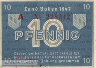 Germany - 10  Pfennig (#FBZ-02d_VF)