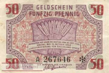 Germany - 50  Pfennig (#FBZ-06_VF)