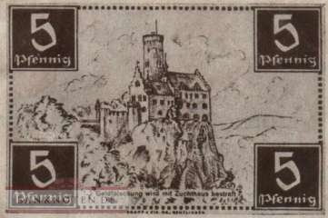 Germany - 5  Pfennig (#FBZ-07a_VF)
