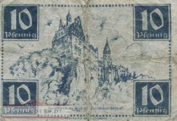 Germany - 10  Pfennig (#FBZ-08b_VG)
