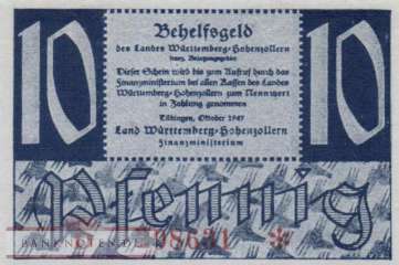 Deutschland - 10  Pfennig (#FBZ-08b_UNC)