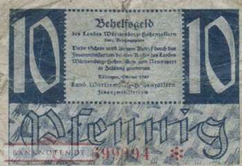 Germany - 10  Pfennig (#FBZ-08b_VG)