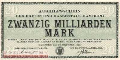 Hamburg - 20 Billion Mark (#HAM31d_UNC)