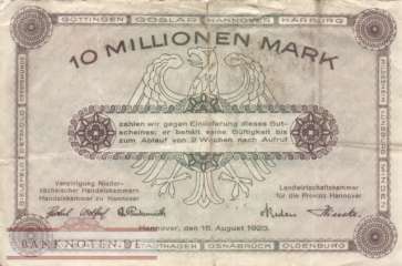 Hannover - 10 Millionen Mark (#HAN08_VG)