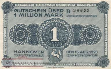 Hannover - 1 Million Mark (#HAN10a-B_XF)