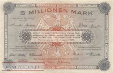 Hannover - 5 Million Mark (#HAN11b-Ba_XF)
