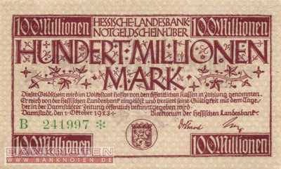 Hessen - 100 Million Mark (#HES06c-B_AU)