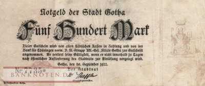 Gotha - 500  Mark (#I22_1825_3_F)