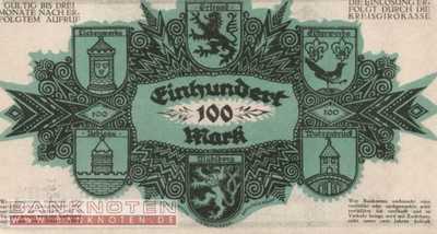 Liebenwerda - 100  Mark (#I22_2720-3c_AU)