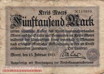 Moers - 5.000  Mark (#I22_2980_4_VG)