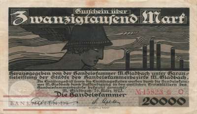 München Gladbach - 20.000  Mark (#I22_3045-2_F)