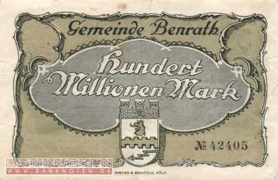 Benrath - 100 Million Mark (#I23_0303d_VF)