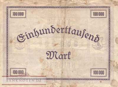 Biebrich a. Rh. - 100.000  Mark (#I23_0406a-3_VG)