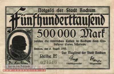 Bochum - 500.000  Mark (#I23_0475e_VF)
