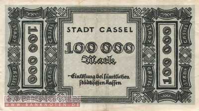 Cassel - 100.000  Mark (#I23_0718c-1_VF)