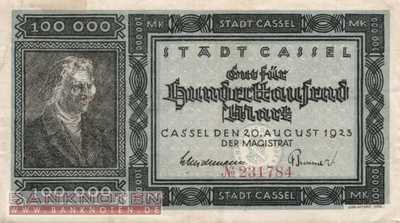 Cassel - 100.000  Mark (#I23_0718c-1_VF)