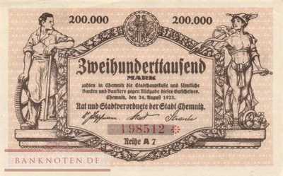 Chemnitz - 200.000  Mark (#I23_0740f-1_AU)