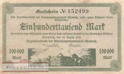 Chemnitz - 100.000  Mark (#I23_0741a-1_F)