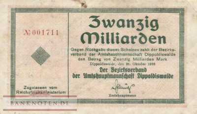 Dippoldiswalde - 20 Billion Mark (#I23_1026a-2_F)