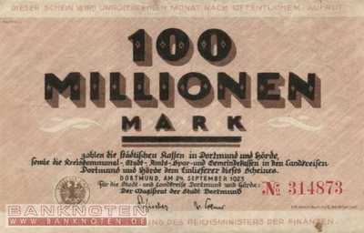 Dortmund - 100 Millionen Mark (#I23_1061k_F)