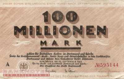 Dortmund - 100 Millionen Mark (#I23_1061l_F)