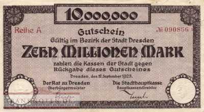 Dresden - 10 Million Mark (#I23_1072e-1_VF)