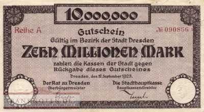 Dresden - 10 Millionen Mark (#I23_1072e-1_VF)