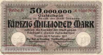 Dresden - 50 Millionen Mark (#I23_1072e-2_F)
