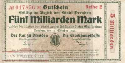 Dresden - 5 Milliarden Mark (#I23_1072f-2_VF)