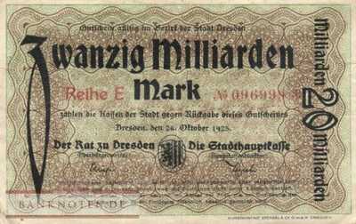 Dresden - 20 Milliarden Mark (#I23_1072i_VF)