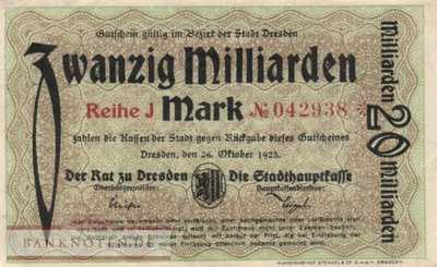 Dresden - 20 Milliarden Mark (#I23_1072k_XF)