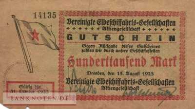 Dresden - 100.000  Mark (#I23_1114-1_VG)