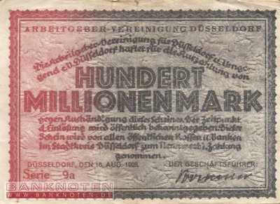 Düsseldorf - 100 Millionen Mark (#I23_1153k_F)