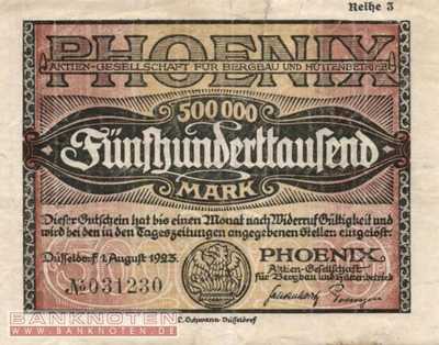 Düsseldorf - 500.000  Mark (#I23_1170c-2_F)