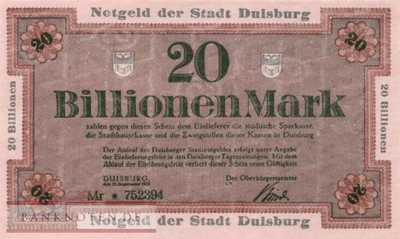 Duisburg - 20 Billionen Mark (#I23_1179r-2-2_UNC)