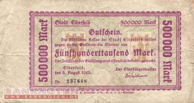 Elberfeld - 500.000  Mark (#I23_1294b_VG)