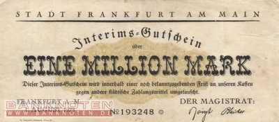 Frankfurt am Main - 1 Million Mark (#I23_1522a-2-2_F)