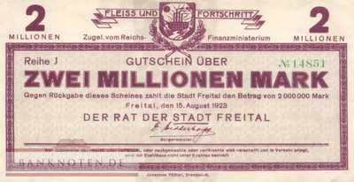 Freital - 2 Million Mark (#I23_1603c_XF)