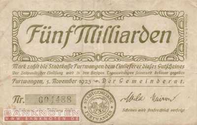 Furtwangen - 5 Billion Mark (#I23_1670f_F)